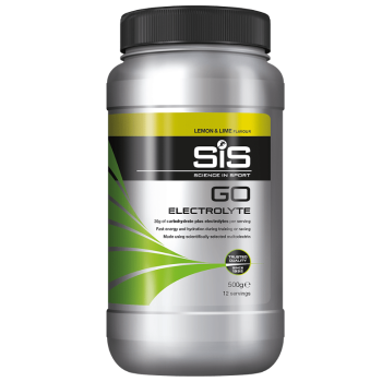 Напиток углеводный SiS GO Electrolyte с электролитами в порошке, вкус Лимон и Лайм, 500гр.