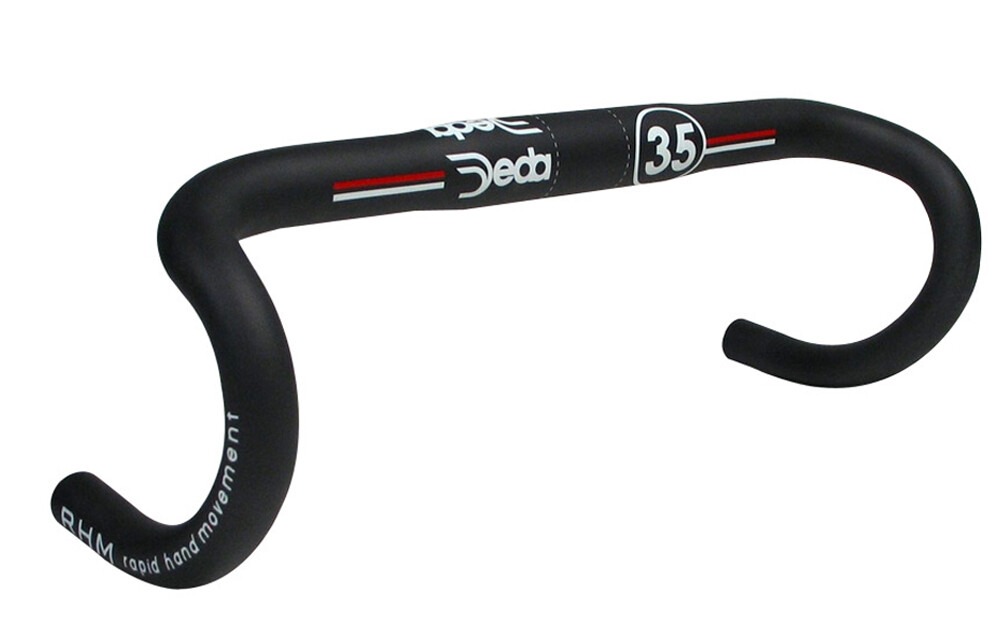 Руль DEDA Elementi M35 RHM Handlebar 7070 / Черный-Красный