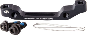Адаптер дискового тормоза Shimano SM-MA90-F160 Caliper Adapter- Postmount to Postmount Brake for 160