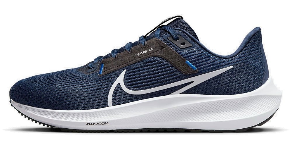 Беговые кроссовки мужские Nike Air Zoom Pegasus 40 / Синий-Белый