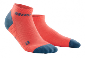 Мужские спортивные компрессионные носки CEP Low Cut Socks 3.0 / Оранжевый