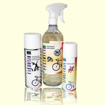 Набор велохимии Lady Bike Kit Carbonio (очиститель цепи, смазка цепи, очиститель рамы)