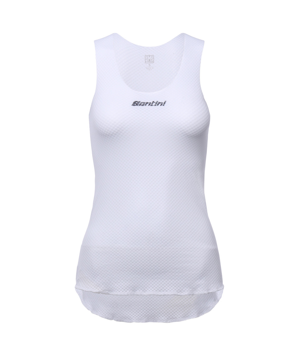 Термомайка женская без рукавов Santini Lieve Baselayer / Белый