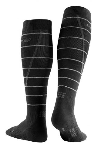Женские спортивные компрессионные гольфы CEP Socks 3.0 / Черный