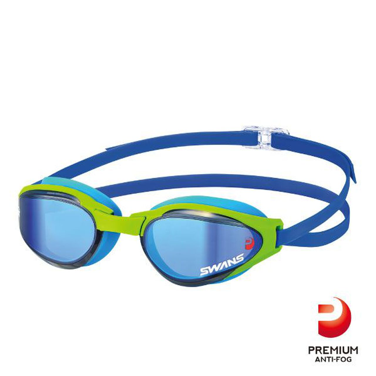 Очки для плавания Swans Ascender Outdoor SR-81M MIT PAF / Желтый-Синий