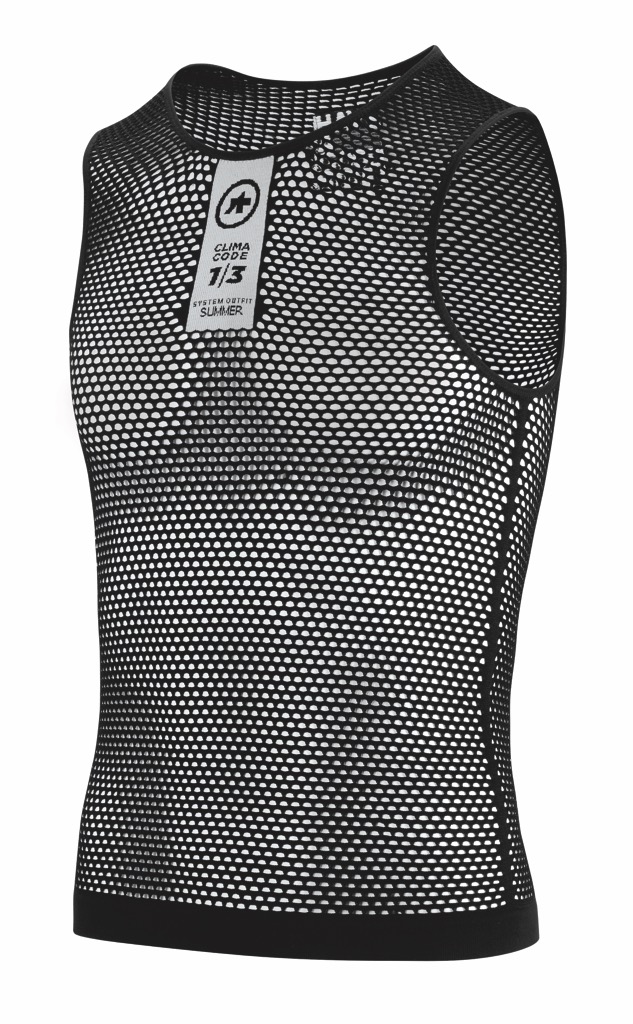 Термомайка без рукавов Assos Skinfoil NS Summer Base Layer / Черный