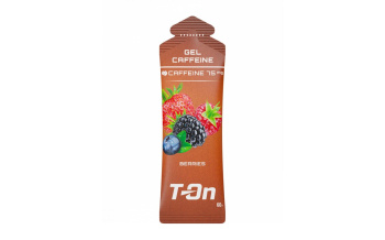 Энергетический углеводный гель T-ON CAFFEINE GEL 75мл / 60мл / Лесные ягоды