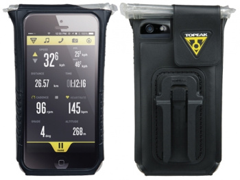 Чехол для смартфона TOPEAK водонепроницаемый, чёрный, для iPhone 5/5S/SE