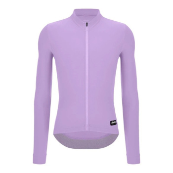 Веломайка утепленная с длинным рукавом Santini RTR Unisex Jersey / Сиреневый