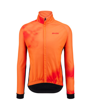 Ветровка Santini Pure Dye Wind Jacket / Оранжевый-Черный