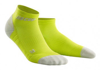 Мужские спортивные компрессионные носки CEP Low Cut Socks 3.0 / Зеленый