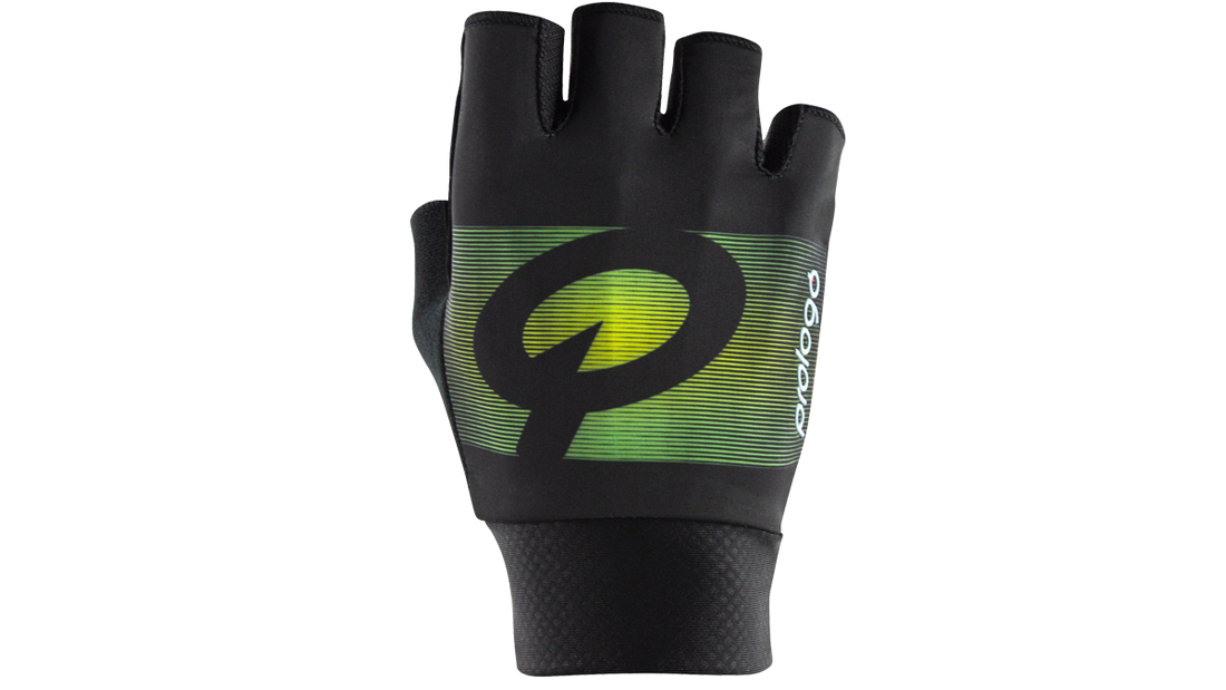 Велоперчатки Prologo Faded Short Fingers Gloves / Зеленый-Черный