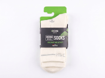 Носки утепленные ECSI Merino Wool длинные / Белый