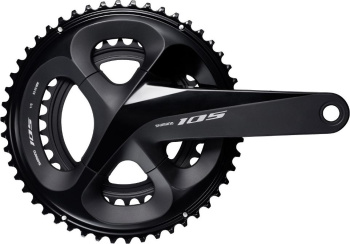 Система шатунов Shimano 105 FC-R7000 Road Crankset / 50/34T / Hollowtech II / Черный / 2x11-Sp (OEM)