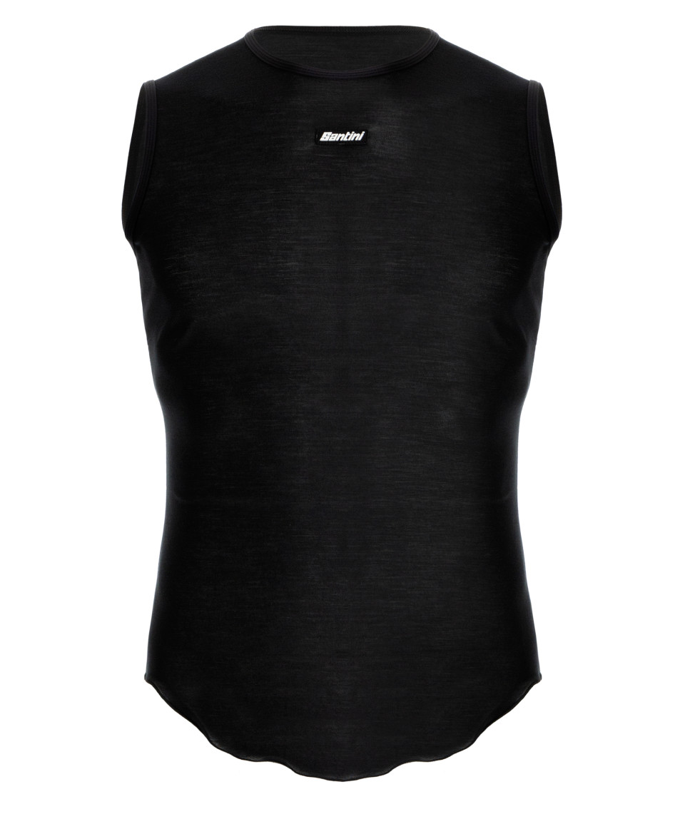 Термомайка без рукавов Santini Dry Baselayer / Черный