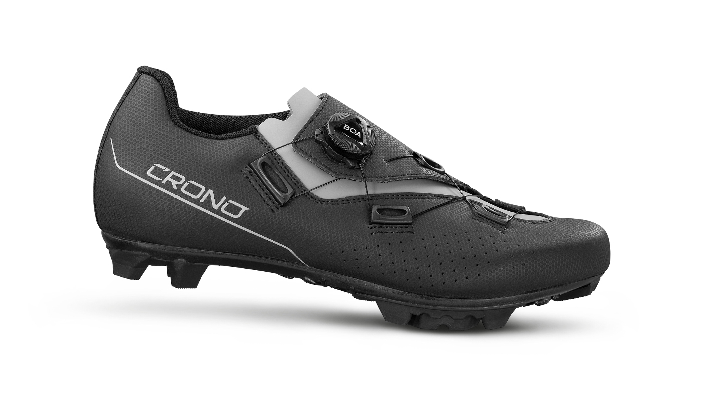 Велотуфли Crono CX-3-24 Carbocomp / Черный-Серый