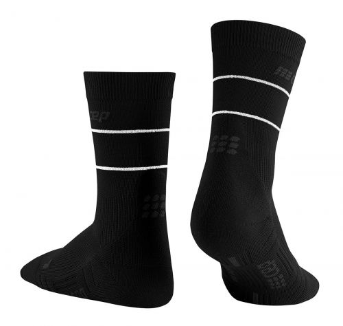 Мужские спортивные компрессионные носки CEP Short Socks 3.0 / Черный