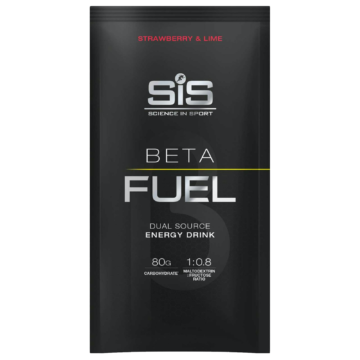 Напиток высокоуглеводный SiS Beta Fuel в порошке, вкус Клубника и Лайм, 82гр.