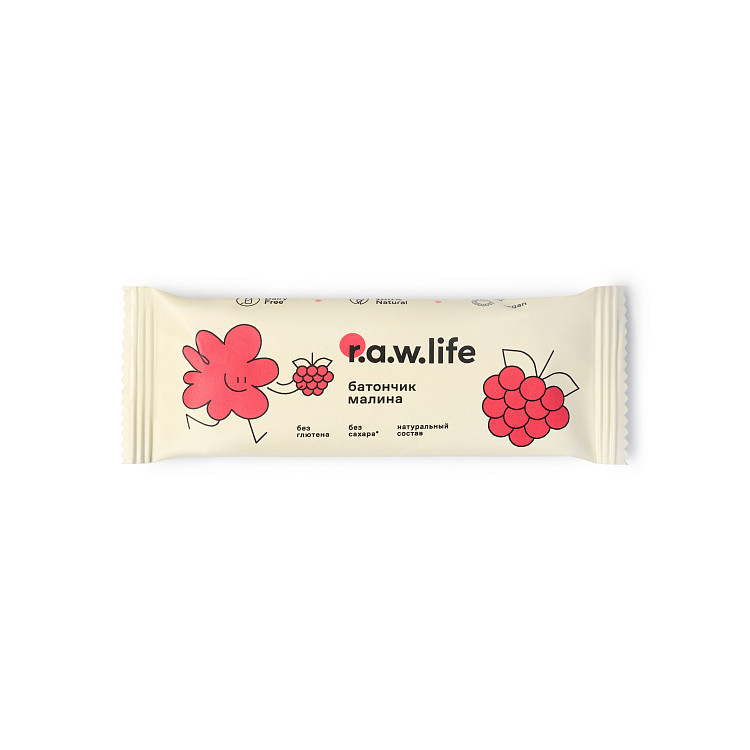 Батончик фруктово-злаковый R.A.W. LIFE Kids / Малина