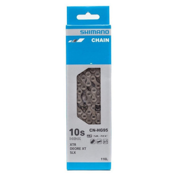Цепь Shimano XTR/XT/SLX CN-HG95 Chain / Пин в комплекте / 10-Speed