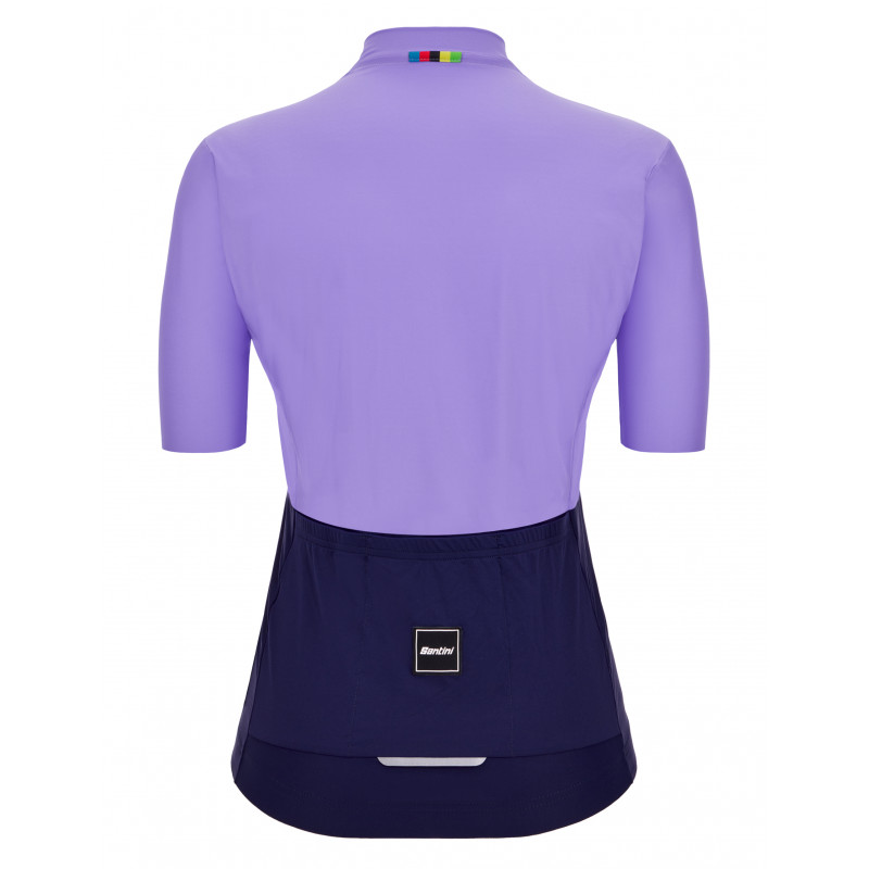 Веломайка женская Santini Colore Riga - UCI Official Women's SS Cycling Jersey / Сиреневый