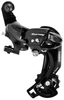 Переключатель задний Shimano Tourney RD-TY300 Rear Derailleur / Крепление на петух / 6/7-Speed (OEM)