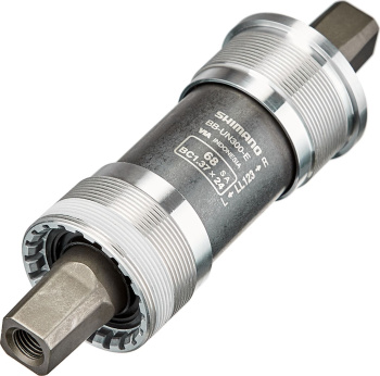 Каретка Shimano BB-UN300 - Square Type - BSA (1.37x24) - 68mm - Ось 115mm - с болтами (OEM)