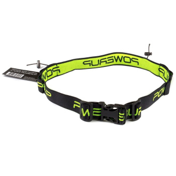 Ремень для номера и гелей Powerup Belt / Черный-Желтый