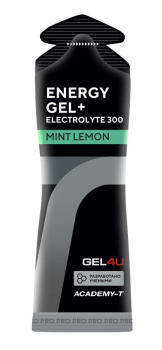 Гель энергетический углеводный с электролитами GEL4U Energy Gel вкус Лимон и Мята 60 мл