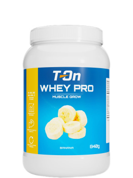 Напиток протеиновый в порошке T-ON WHEY PROTEIN DRINK / 840г / Банна