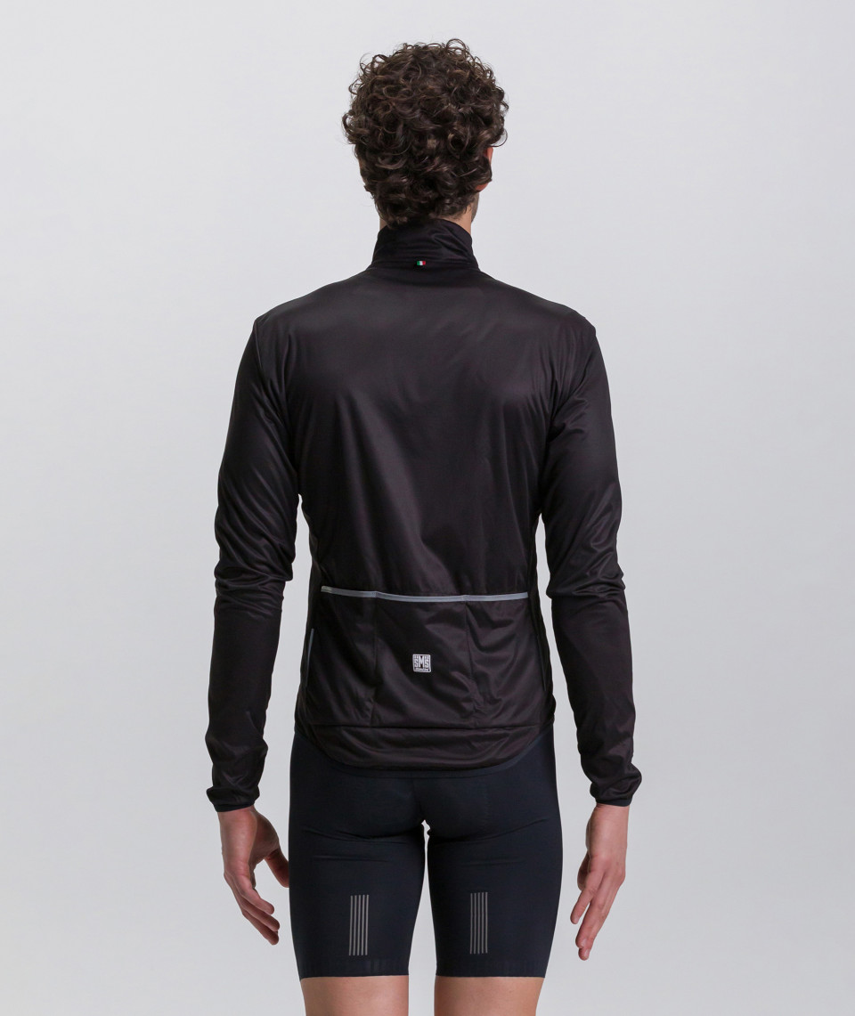 Ветровка Santini Nebula Wind Jacket / Черный