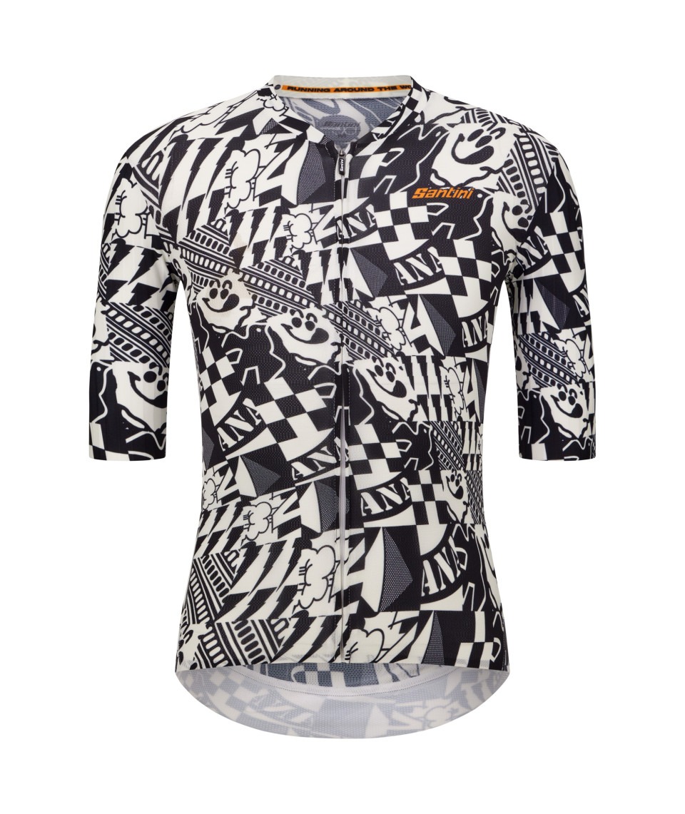 Веломайка Santini 60 Limited Edition SS Cycling Jersey / Белый