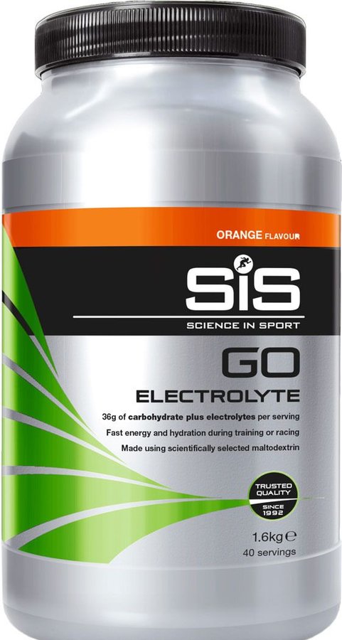Напиток углеводный SiS GO Electrolyte электролитами в порошке вкус Апельсин / 1.6кг