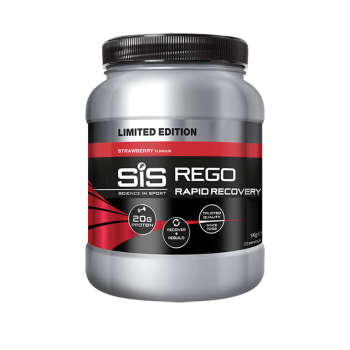 Напиток восстановительный SiS Rego Rapid Recovery углеводно-белковый в порошке, вкус Клубника, 1кг.