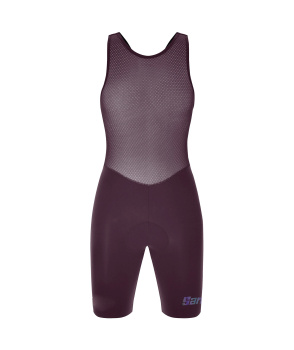 Велошорты женские Santini Unico Edge Bib Shorts / Бордовый
