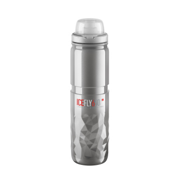 Фляга термос Elite Fly Ice / 650мл / Прозрачный Серый
