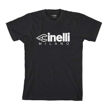 Футболка Cinelli T-Shirt Milano / Черный-Белый