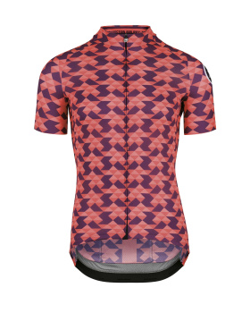 Джерси мужское Assos Fastlane Diamond Crazy SS Jersey / Красный