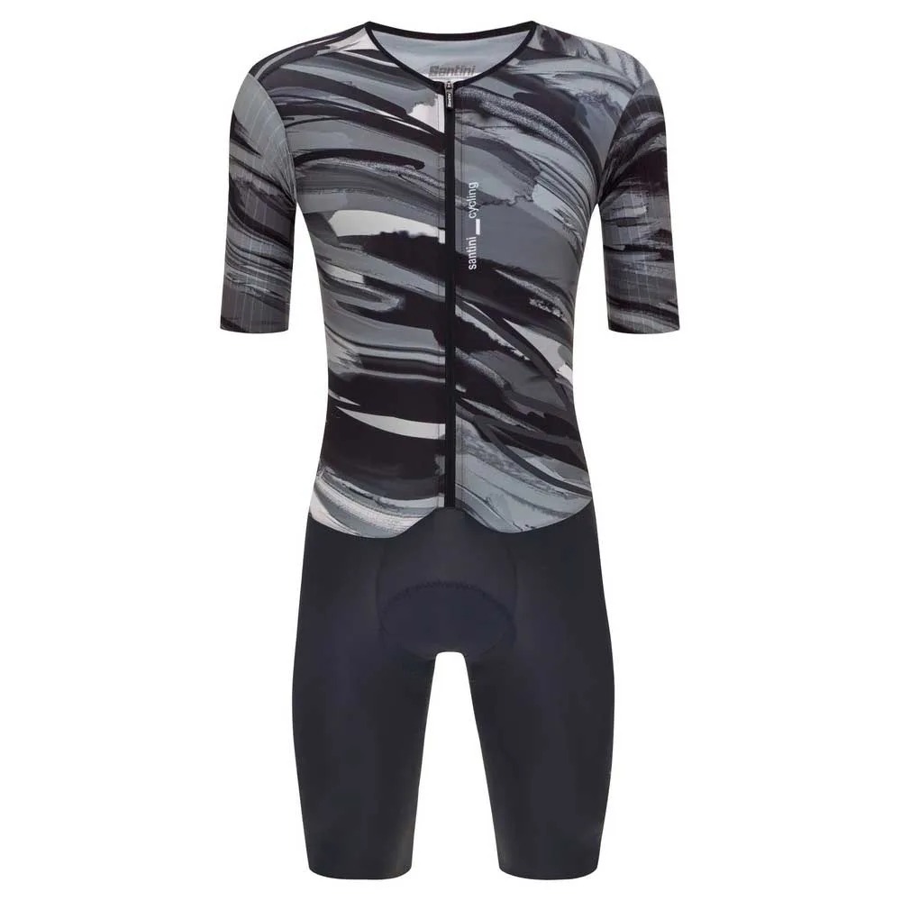 Велокомбинезон Santini Madss V2 Aerosuit / Черный-Серый