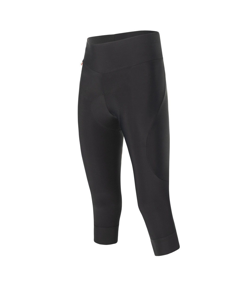 Велоштаны женские короткие Santini Alba 3/4 Bib-Tights / Черный