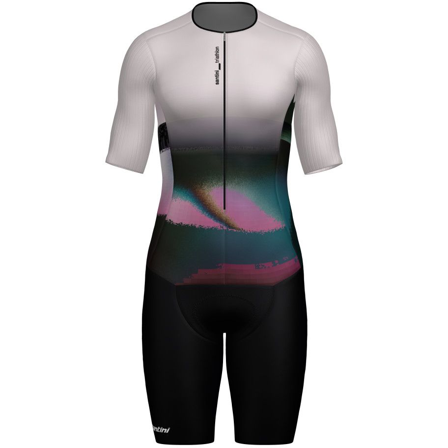 Трисьют с коротким рукавом Santini Viper Trisuit / Мультицвет