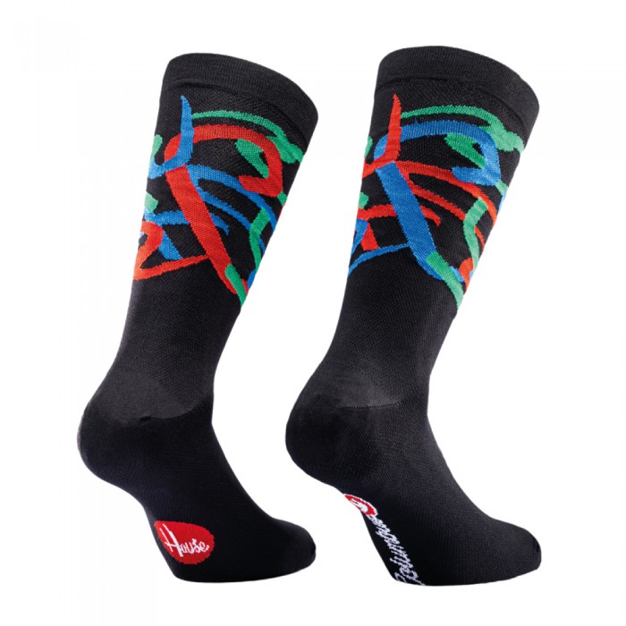 Носки Cinelli Socks House Ind. Tubography / Черный