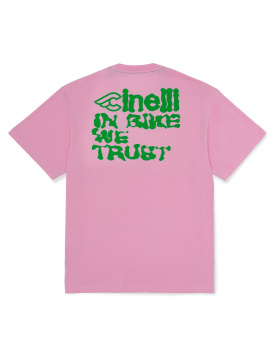 Футболка Cinelli T-Shirt In-Bike-We-Trust / Розовый