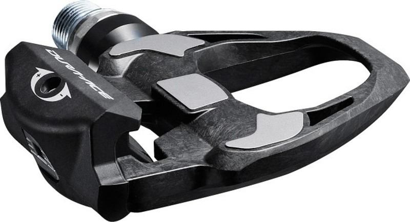 Педали контактные шоссейные Shimano Dura-Ace Pedal PD-R9100 / SPD-SL / Шипы SM-SH12