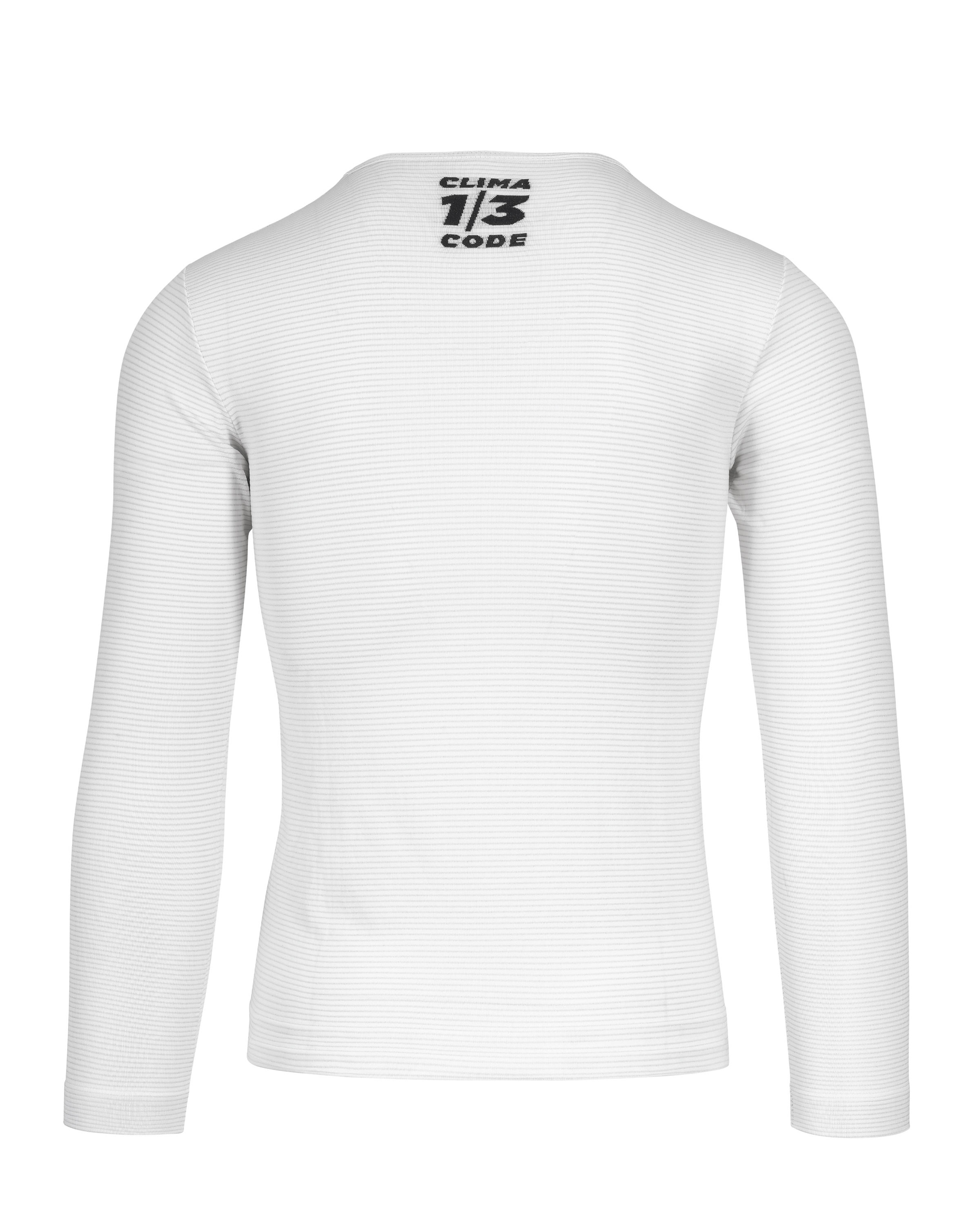 Термомайка с длинным рукавом Assos Assosoires Summer LS Skin Layer / Белый