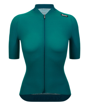 Веломайка женская Santini Redux Speed Women's SS Cycling Jersey / Зеленый