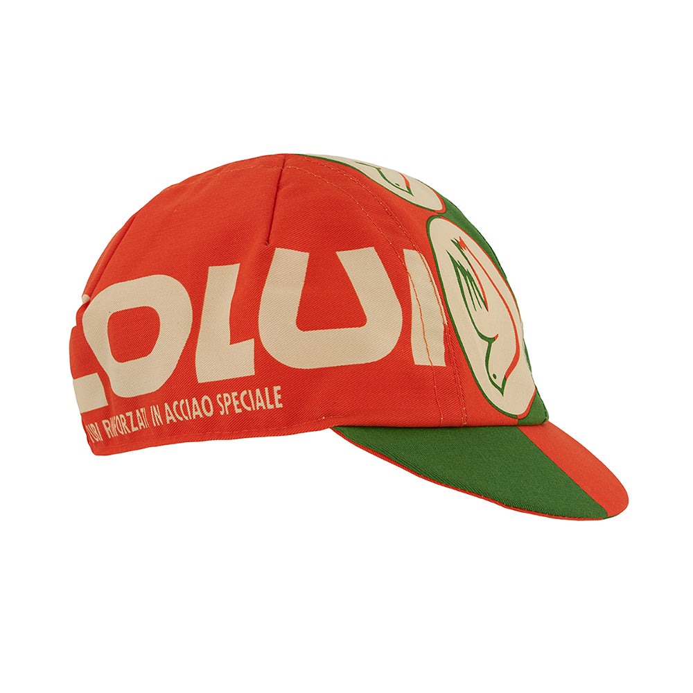 Велокепка Cinelli Cap Columbus Green Box Green & Red