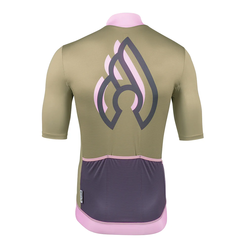 Велосипедная джерси Cinelli Tempo Jersey / Золотой-Розовый