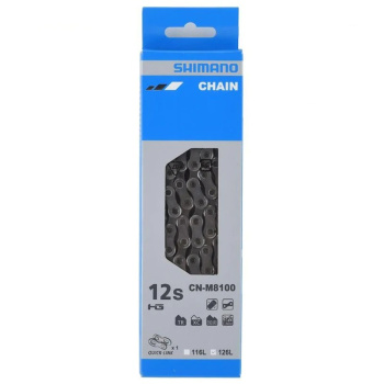 Цепь Shimano Ultegra/XT CN-M8100 Chain / Замок SM-CN910 в комплекте / 12-Speed (OEM)