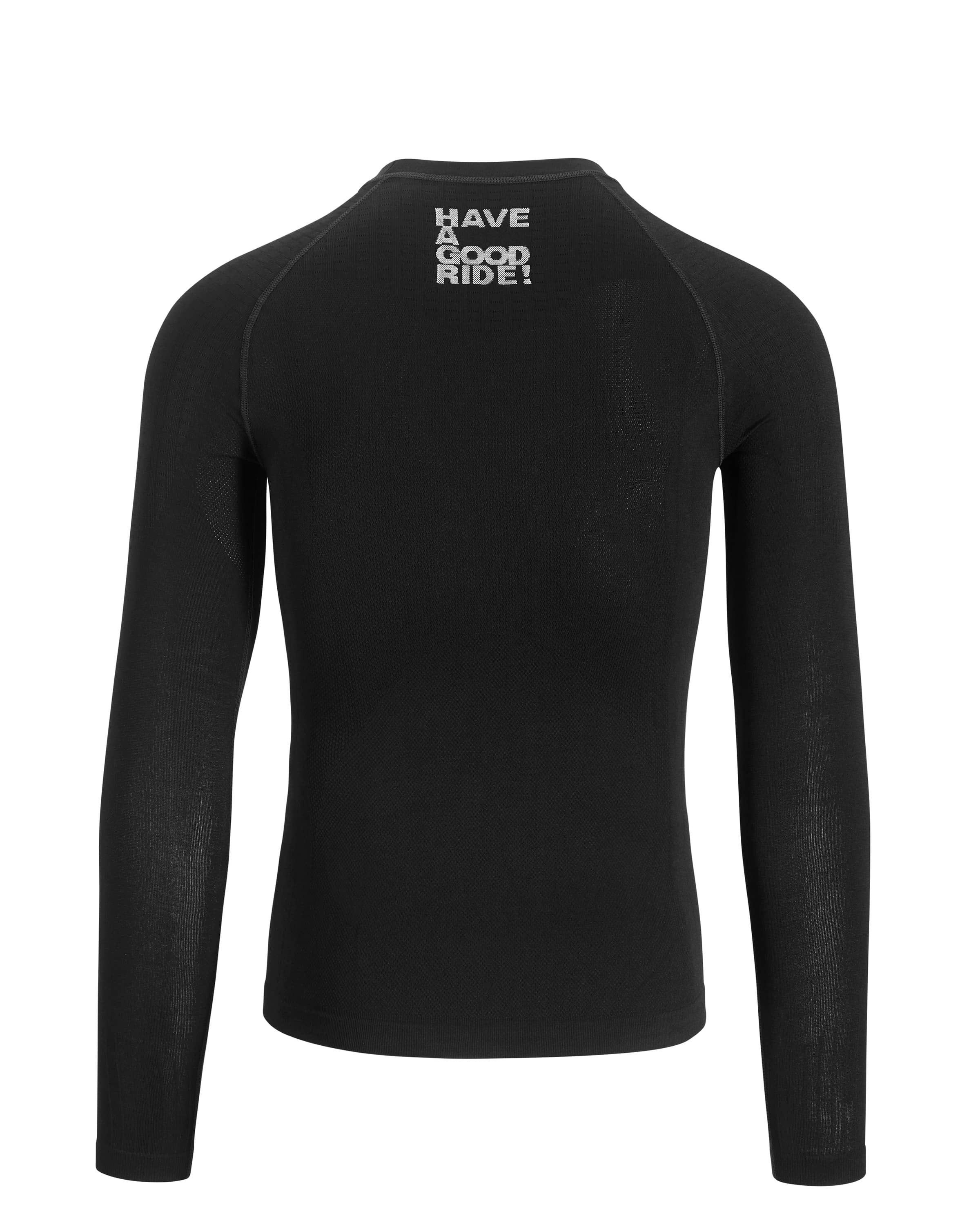 Термомайка с длинным рукавом Assos Skinfoil Spring/Fall LS Base Layer / Черный